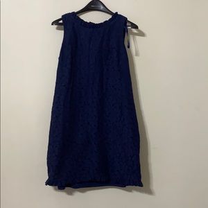 Navy blue lace dress